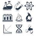 Physics Science Icons