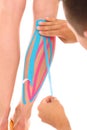 Physio tape treatment