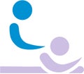 Physiotherapist - abstract icon