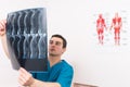 Physiotherapist, radiographer or doctor and x-ray