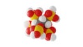 phytic acid molecule, e391, molecular structure, isolated 3d model van der Waals Royalty Free Stock Photo