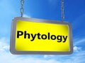 Phytology on billboard Royalty Free Stock Photo