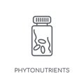 Phytonutrients linear icon. Modern outline Phytonutrients logo c