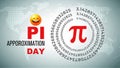Pi Approximation Day 22 July Royalty Free Stock Photo
