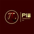 Pi Approximation Day Royalty Free Stock Photo