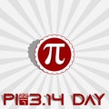 Pi Approximation Day Royalty Free Stock Photo