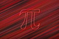 Pi mathematical constant, Greek letter Pi 3.14, Pi Symbol