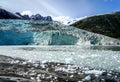 Pia Glacier in Parque Nacional Alberto de Agostini in the Beagle Channel of Patagonia Royalty Free Stock Photo