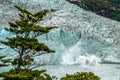 Pia Glacier in Parque Nacional Alberto de Agostini in the Beagle Channel of Patagonia Royalty Free Stock Photo