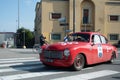 Piacenza, Italy, 1000 Miglia historic race car, Abarth Fiat touring 1950