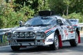 Piacenza, Italy, 25th Silver Flag historical car parading Lancia rally safari