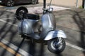 Piaggio Vespa, vintage italian motor scooter Royalty Free Stock Photo