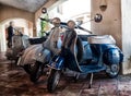 Piaggio Vespa vintage Royalty Free Stock Photo