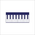 Pianino, piano keyboard icon .