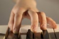 Pianist hand