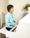 Pianist Playing Church Hymns