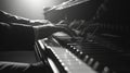 The Pianist's Hands.AI generated image Royalty Free Stock Photo