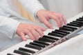 Pianists hands Royalty Free Stock Photo