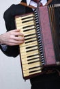 Piano accordion Royalty Free Stock Photo