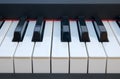 Piano fingerboard Royalty Free Stock Photo