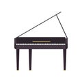 Piano grand vector music illustration instrument black musical