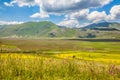 Piano Grande mountain plateau, Umbria, Italy Royalty Free Stock Photo