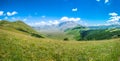 Piano Grande summer landscape, Umbria, Italy Royalty Free Stock Photo