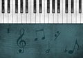 Piano Grunge Background