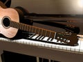 Piano and guitar