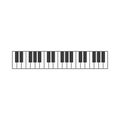 Piano icon vector Royalty Free Stock Photo
