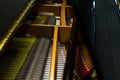 Piano inside Royalty Free Stock Photo
