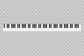 piano with 88-key