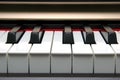 Piano Keyboard frontal