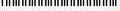 Piano keyboard (real extension) vector