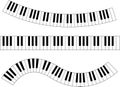 Piano keyboard Royalty Free Stock Photo