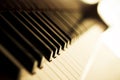 Piano keys Royalty Free Stock Photo