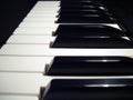 Piano keys Royalty Free Stock Photo