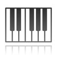 Piano keys Royalty Free Stock Photo