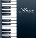 Piano keys background Royalty Free Stock Photo