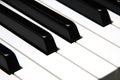 Piano Keys Closeup Royalty Free Stock Photo