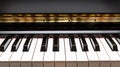 Piano Keys Closeup Royalty Free Stock Photo