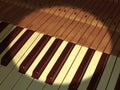Piano keys Royalty Free Stock Photo