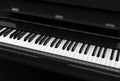 Piano keys closeup Royalty Free Stock Photo