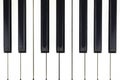 Piano keys Royalty Free Stock Photo