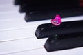 piano keys heart musician music instrument song Royalty Free Stock Photo