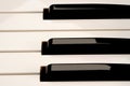 Piano Keys of a modular Synthesizer Royalty Free Stock Photo