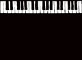 Piano Keys. Vector drawing