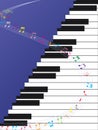 Piano Ladder Music Curve