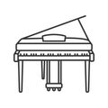 Piano linear icon