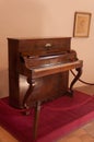 Piano in monastery of village Valldemossa Royalty Free Stock Photo